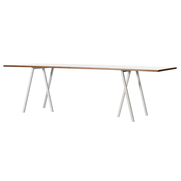 Loop Stand Pöytä 200 cm Laminaatti / Valkoinen