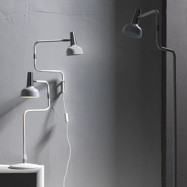 Ray Bordlampe LED Hvid/ Nikkel