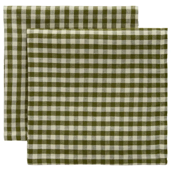Oliva Servett 45x45 cm 2-pack Oliv