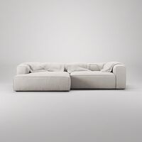 Grand 3-Personers Sofa chaiselong Venstre Moon White