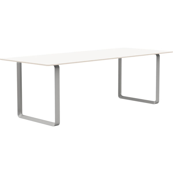 70/70 Bord 85x170 cm Laminat Hvidt / Gråt
