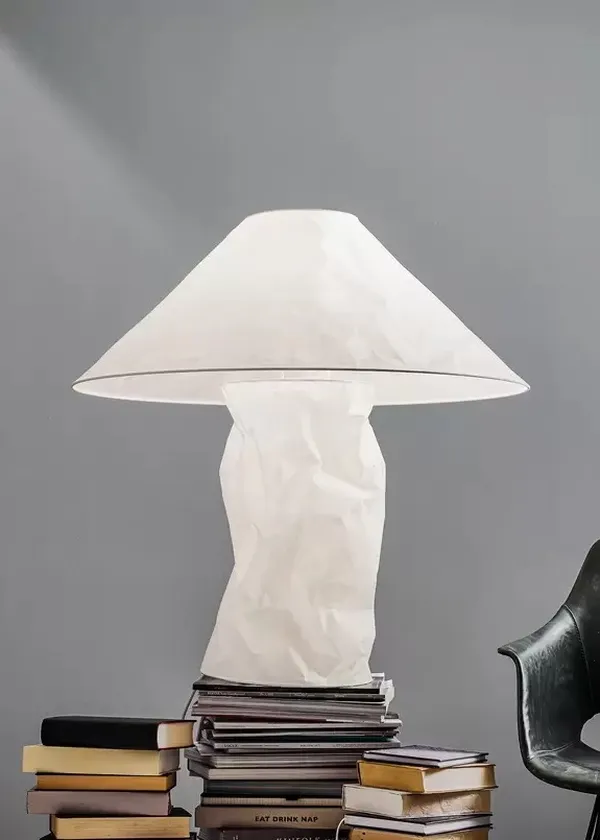 Lampampe Bordlampe Hvid