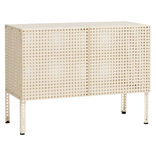 Perforated Skab Lille Eggshell