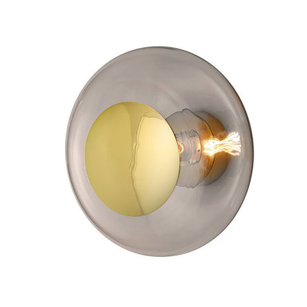 Horizon Wall / Ceiling Lamp 36 cm Chestnut Brown