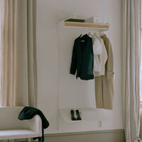 Wardrobe 1 Hylde Hvid / Eg