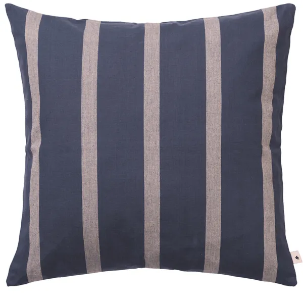 Strand Outdoor Kuddfodral 50x50 cm Parchment / Indigoblå