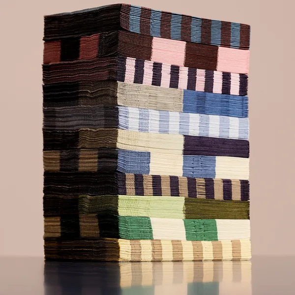Pattern Servietter 33x33 cm Blå / Offwhite