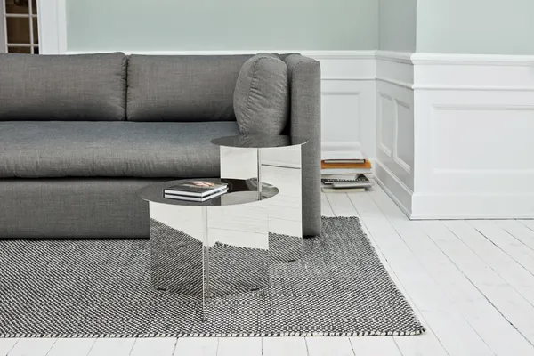 Slit Round Table Mirror