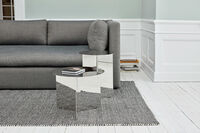 Slit Round Table Mirror