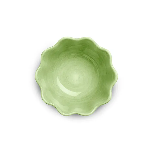 Oyster Skål 13 cm Grön