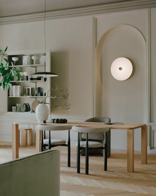 Kantarell Vägglampa / Taklampa Ø55 cm Svart