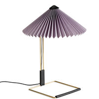 Matin Bordlampe 300 mm Polert Messing / Lavender