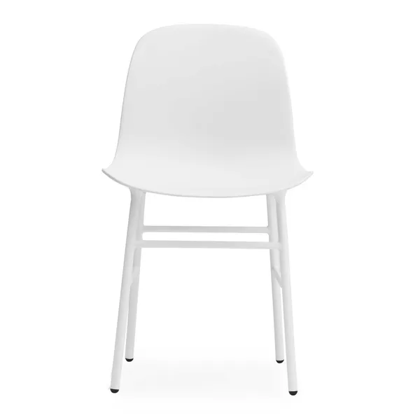 Form Stol Hvit/Stål