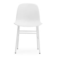 Form Stol Hvit/Stål