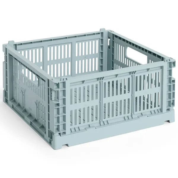 Colour Crate Medium Square Opbevaring Dusty Blue