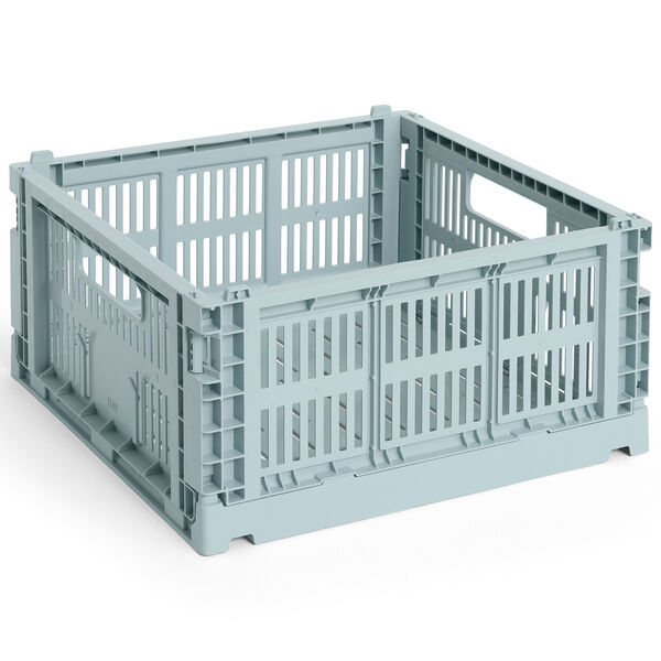 Colour Crate Medium Square Oppbevaring Dusty Blue