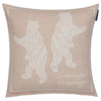 Bears Jacquard Putetrekk 50x50 cm Beige