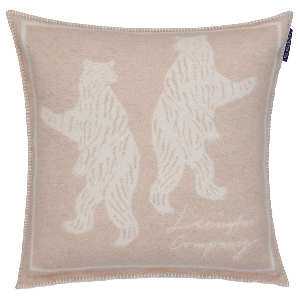 Bears Jacquard Putetrekk 50x50 cm Beige
