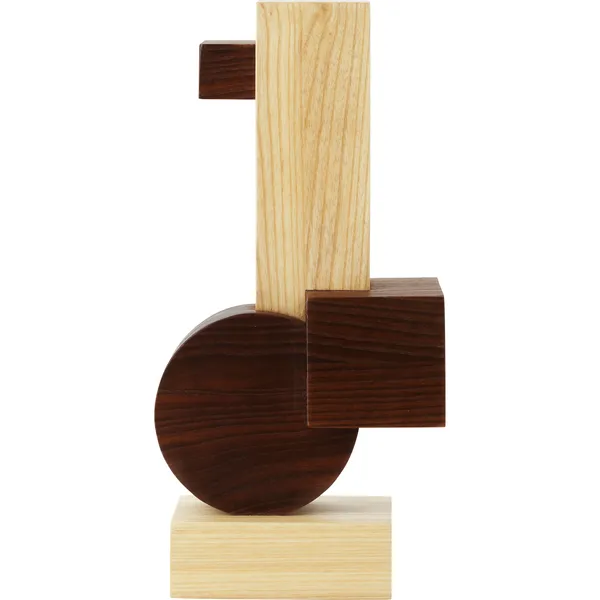 Join Skulptur Karbonisert Ask 33 cm