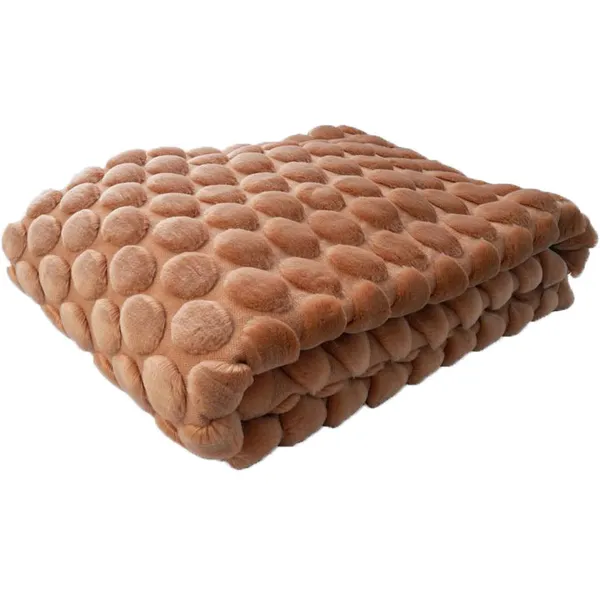 Egg Pledd 130x170 cm Kobber