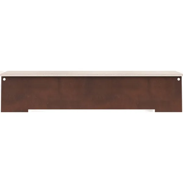 64 Bænk Corten / Travertin