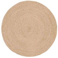 Ella Rug 125 cm White/Natural