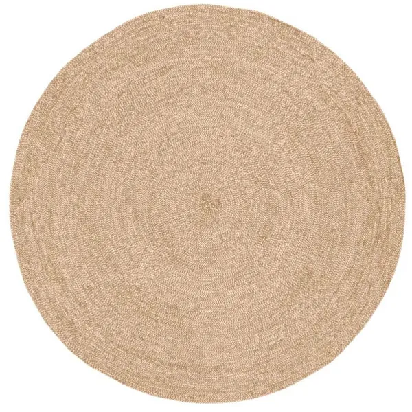 Ella Rug 125 cm White/Natural