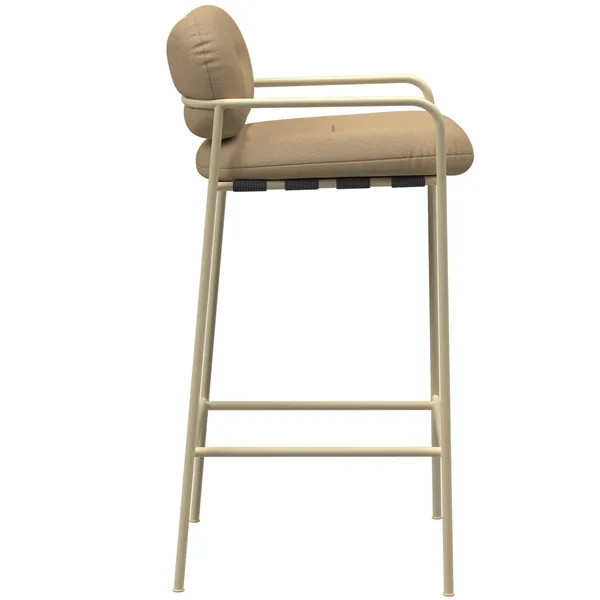 Bollo Bar Stool 75 cm Vidar Beige 0323