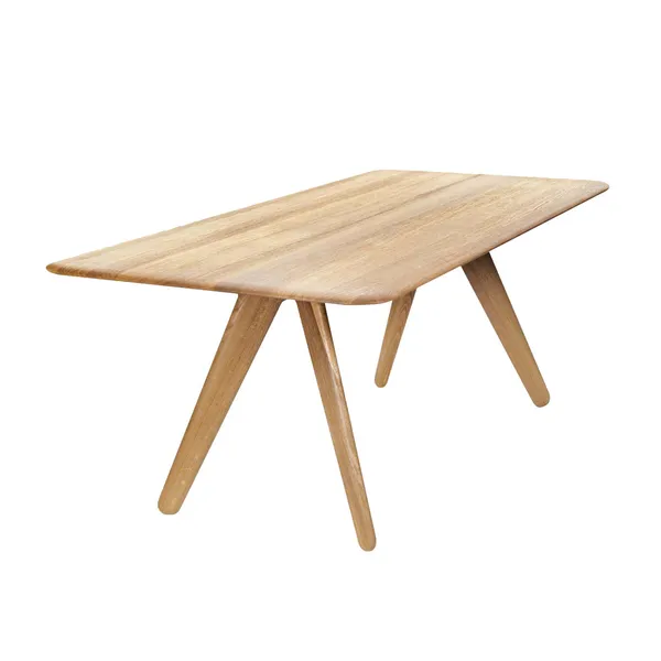 Groove Spisebord 200 cm Naturlig