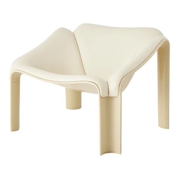 F300 Lenestol Pastellgrønn/Smooth Leather Cream