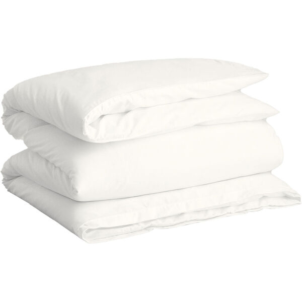 Sateen Påslakan 220x220 cm Vit
