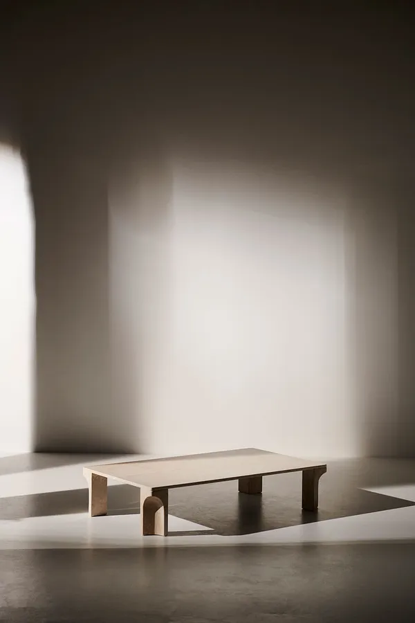 Doric Soffbord Neutral White 80x140 cm