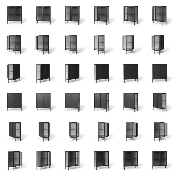 Store Skåp 90x110 cm Antracit