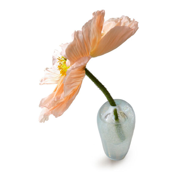 Liv Vase Mouth-blown Glass Vase Mundblæst Glas Aqua
