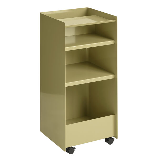 Folded Oppbevaringsvogn 83 cm Beige-grønn