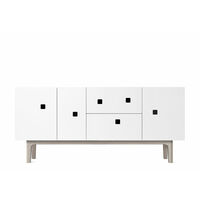 Peep M2 Mediabänk Angel White/white oak