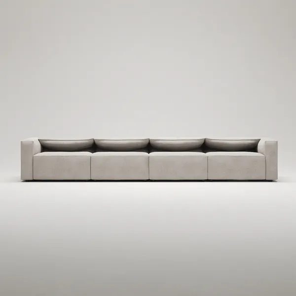 Moore 4-Personers Sofa Plush Beige
