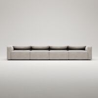 Moore 4-Personers Sofa Plush Beige