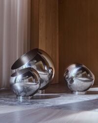 Globe Blomkruka Ø30 cm Silver