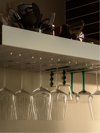 String Klesstativer Til Glass 20 cm 2-pk Hvit