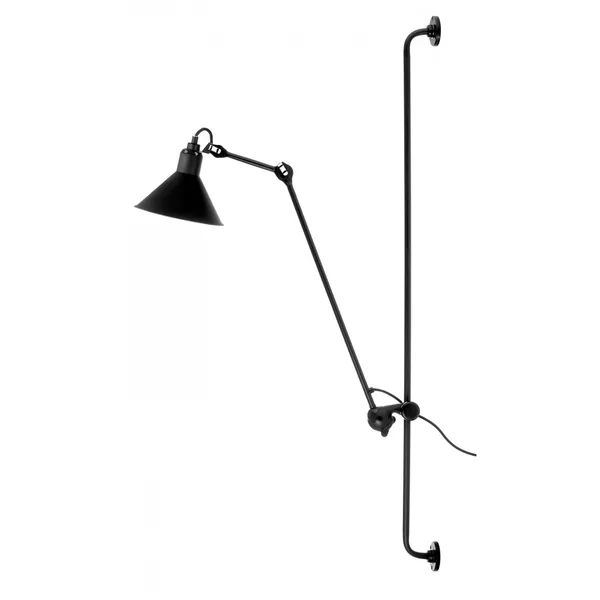 Lampe Gras N°214 Væglampe Sort