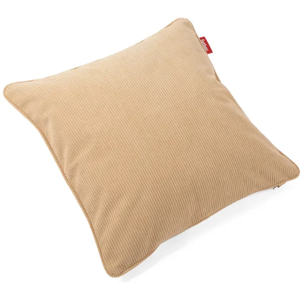 Recycled Slim Cord Kudde 50x50 cm Toffee