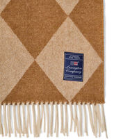 Argyle Plaid 130x170 cm Fudge / Hvid