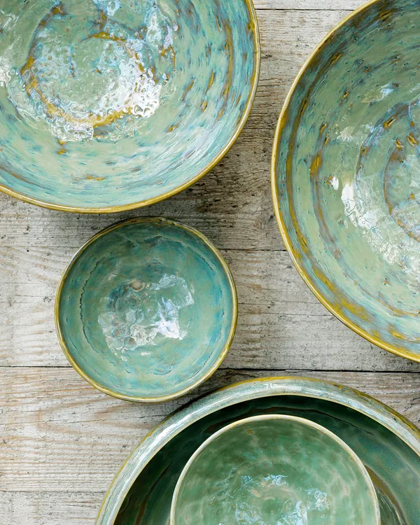 Pure Salad Bowl Large 32 cm Sea Green