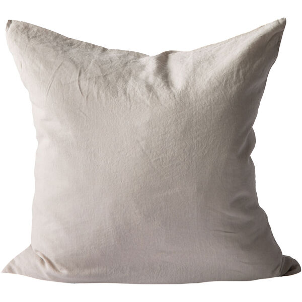 Linen Pudebetræk 65x65 cm Varm Gråt