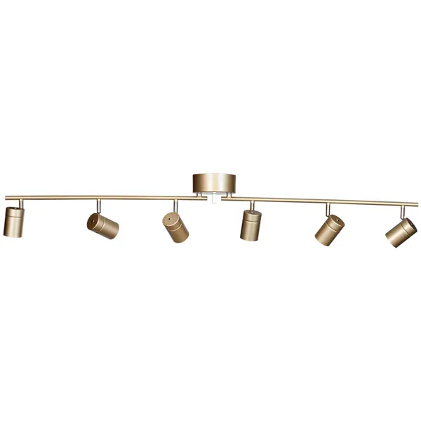 Correct Loftslampe 6 Lav Guld