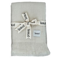 Fridh Plaid Mohair 130x170 cm Offwhite