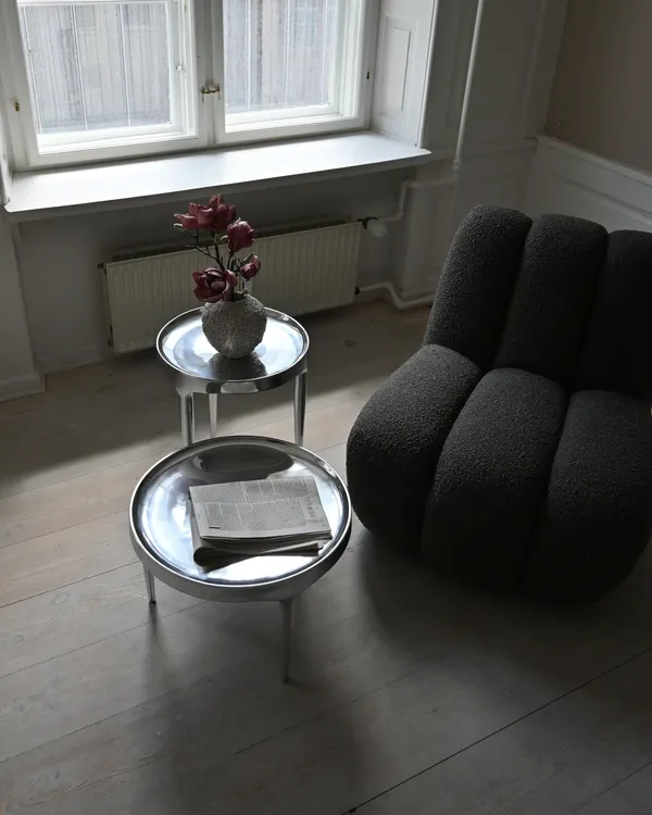 Toe Nojatuoli Silmukkanukkakangas Deep Taupe