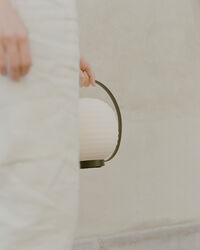 Lantern Portabel Lampe Hvit