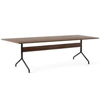 Pavilion AV24 Spisebord 250x110 cm Valnøtt/Svart